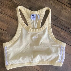 Adidas Trefoil Cropped Top Medium